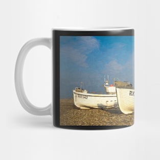 An Impressionist View of Fishing Boats Mug